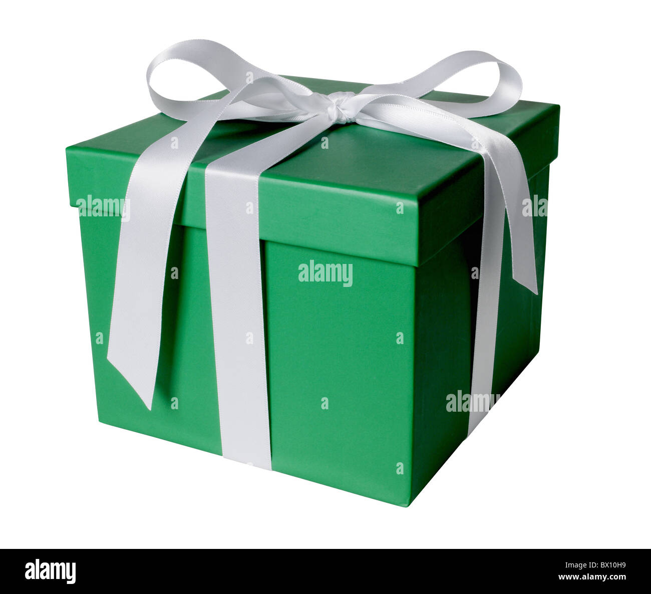 Green box regalo Foto Stock