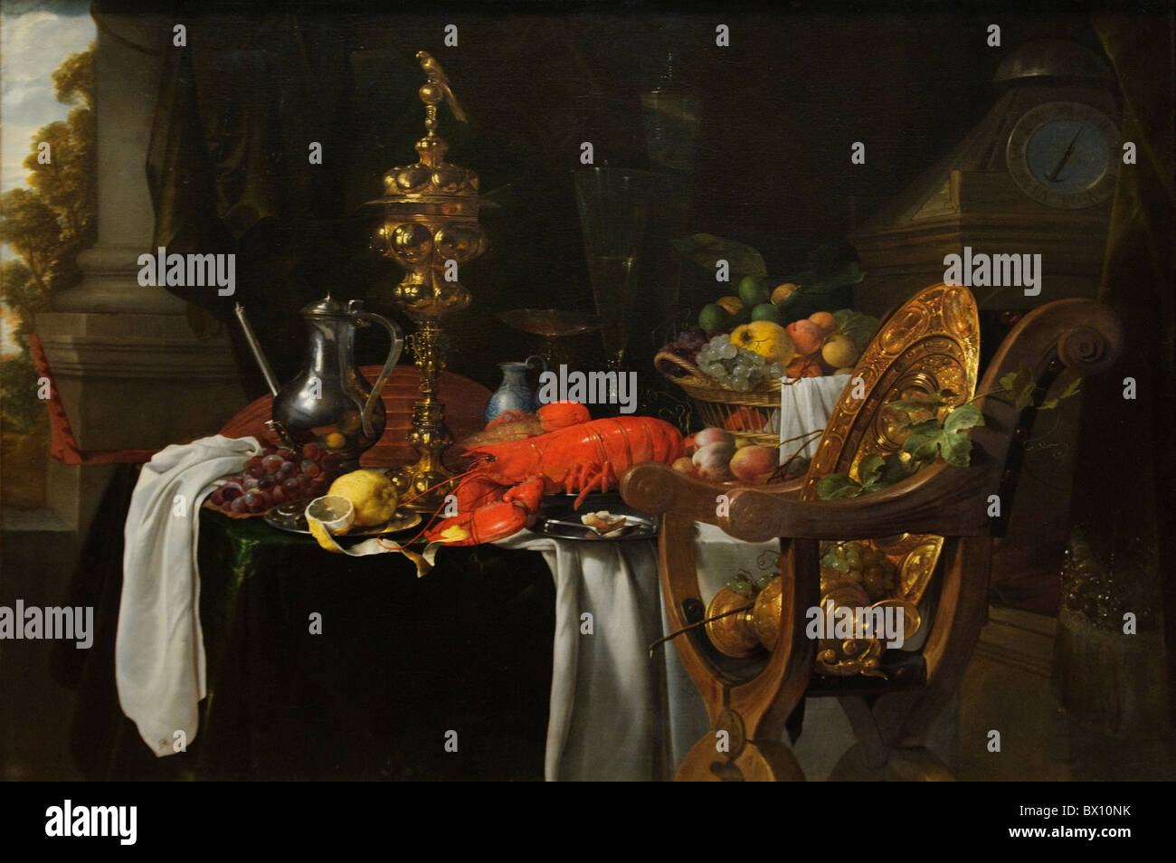 Ancora in vita: una scena di Banqueting, di Jan Davidsz de Heem Foto Stock