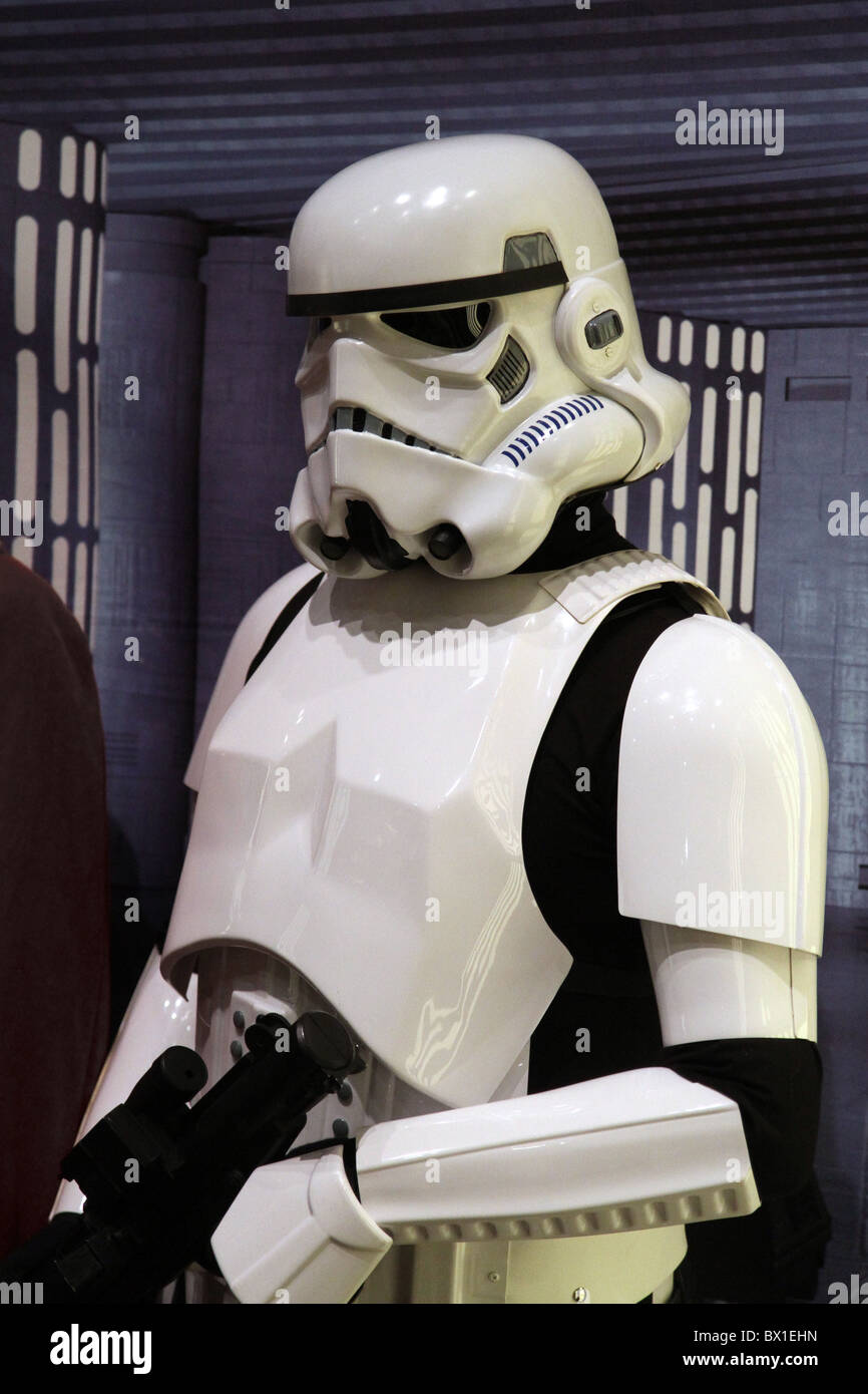 Una Star Wars Stormtroopers soldato a sci-fi convention Foto Stock