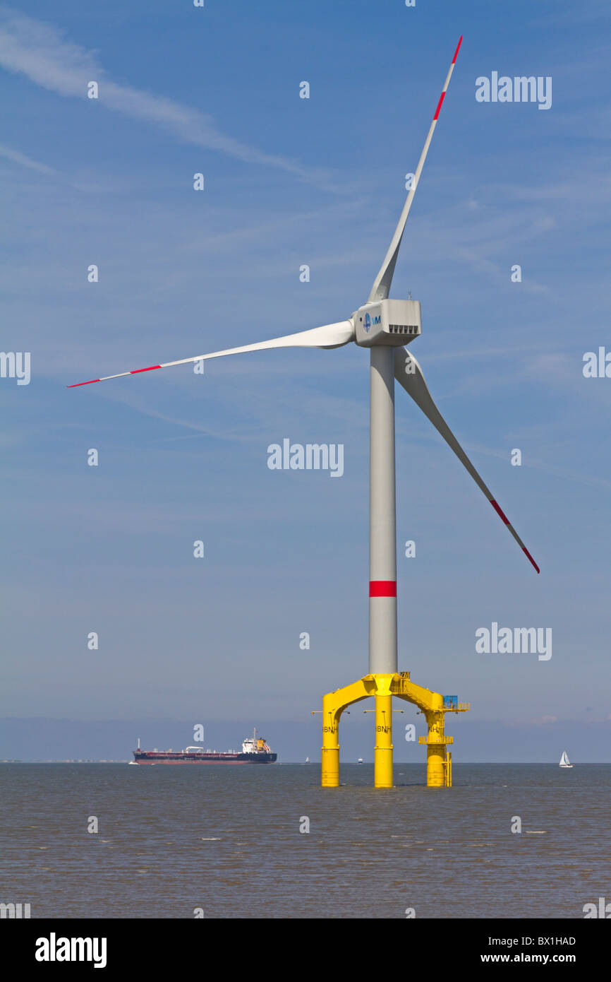 Offshore wind power station Bard 5 Foto Stock