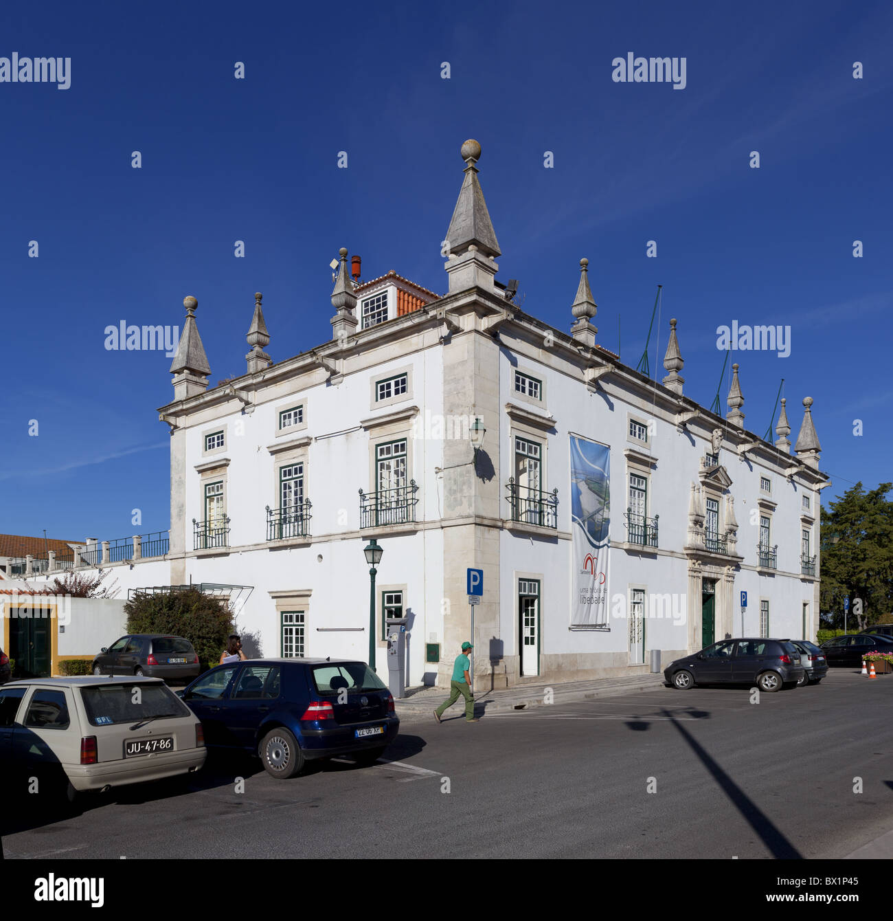 Municipio di Santarém nella ex Eugenio Silva Palace, un secolo XVII Manor-House ("solare" in portoghese). Il Portogallo. Foto Stock
