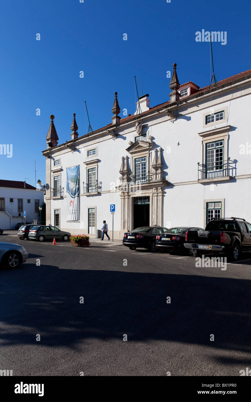 Municipio di Santarém nella ex Eugenio Silva Palace, un secolo XVII Manor-House ("solare" in portoghese). Il Portogallo. Foto Stock