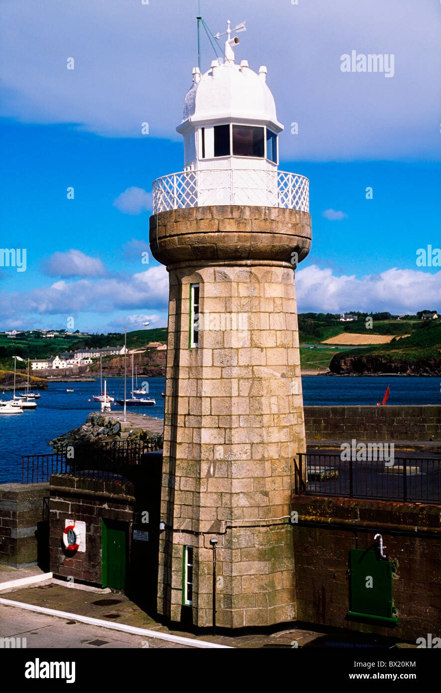 Dunmore East Lighthouse, Dunmore East, Co Waterford, Irlanda, 19esimo secolo faro Foto Stock