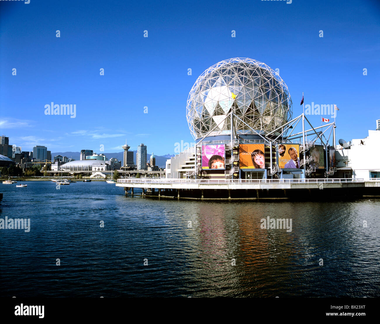 Canada America del Nord America British Columbia Vancouver il mondo della scienza cattedrali cupole formatrice di architettura Foto Stock