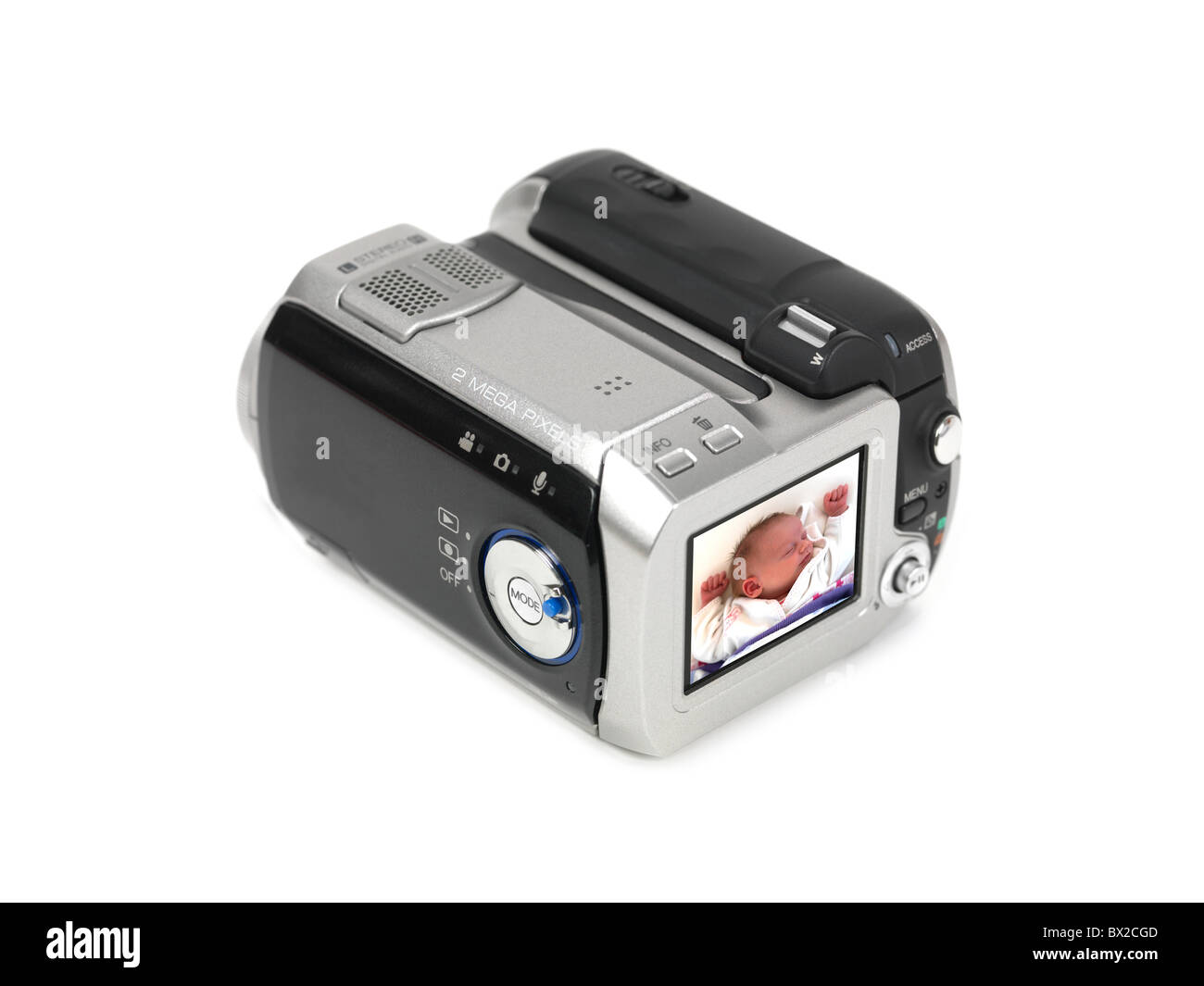 Una compatta videocamera digitale Foto Stock