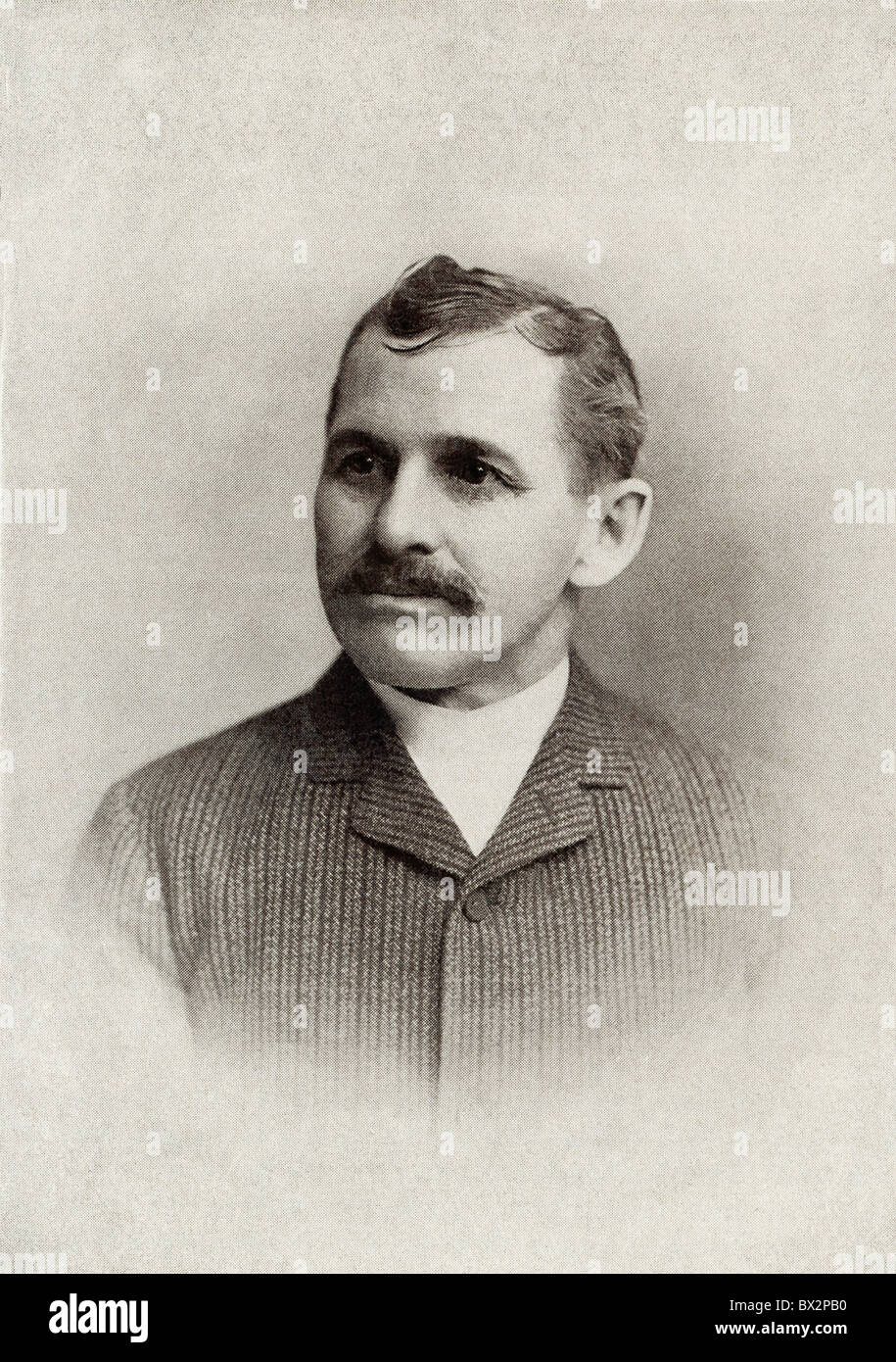 Un umorista americano e il pastore Robert Burdette (1844-1914) divenne noto attraverso i suoi scritti umoristici in Hawkeye (Iowa) Foto Stock