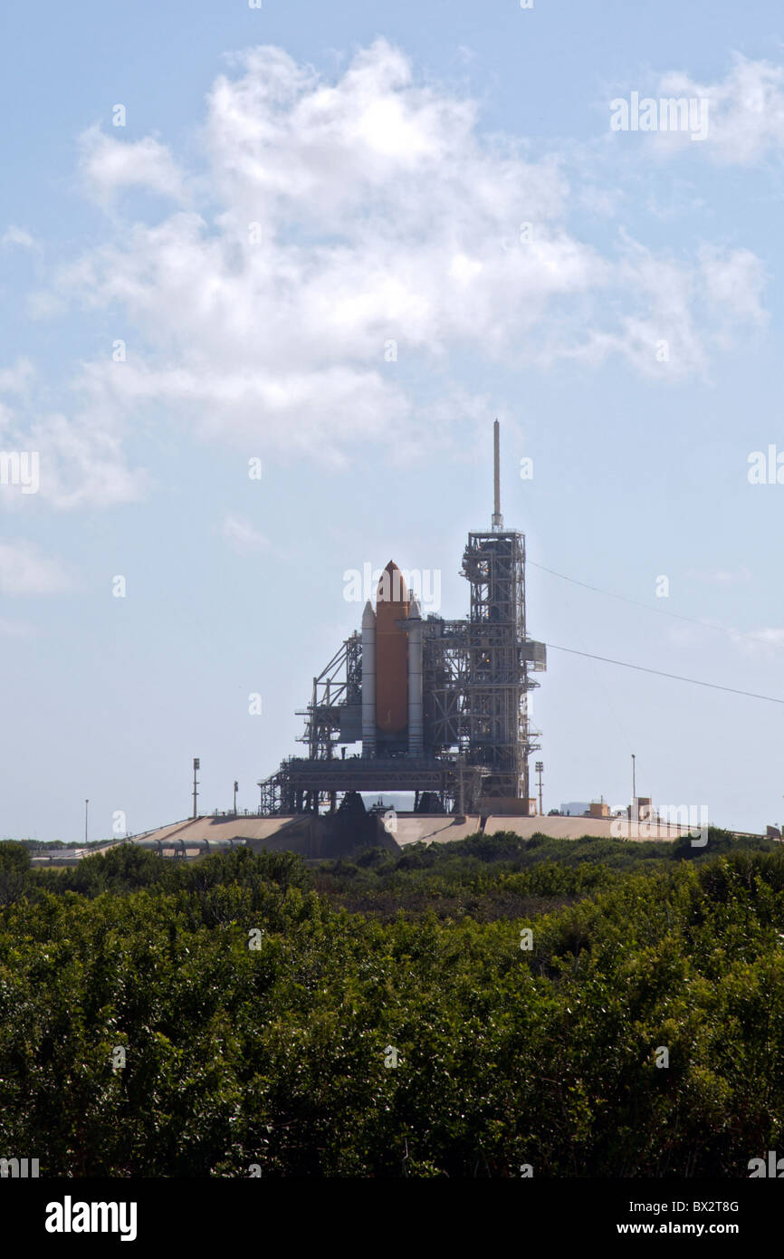 Space Shuttle Launch Pad Foto Stock
