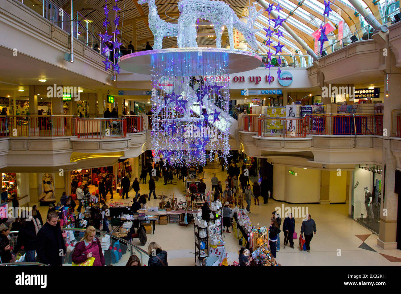 Centro commerciale,Castle mall,Norwich, Norfolk, Regno Unito Foto Stock