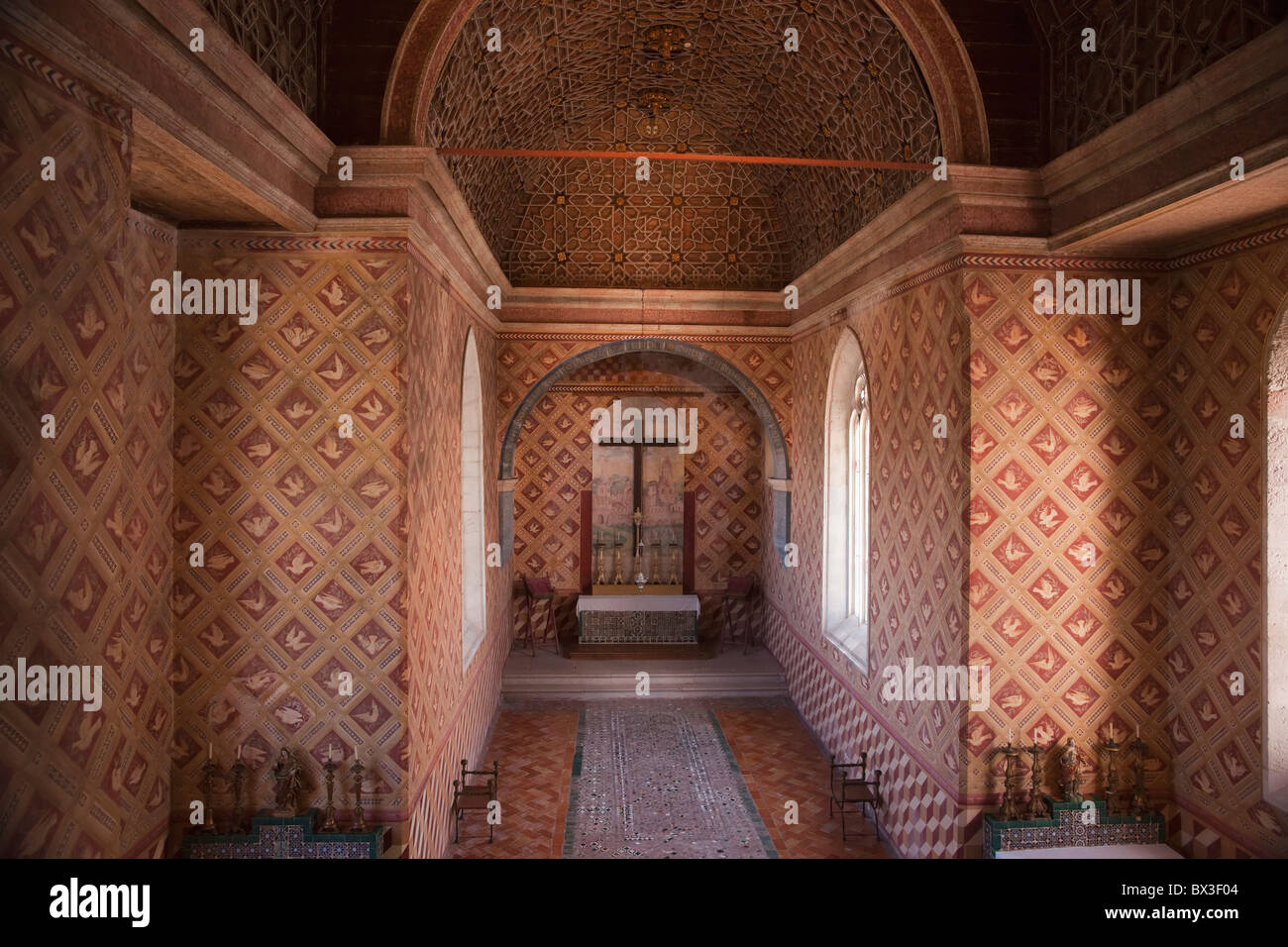 Cappella privata in Sintra National Palace; Sintra, Portogallo Foto Stock