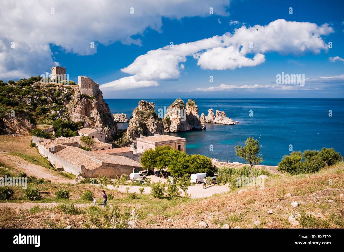 La Riserva dello Zingaro, Sicilia, Italia Foto Stock