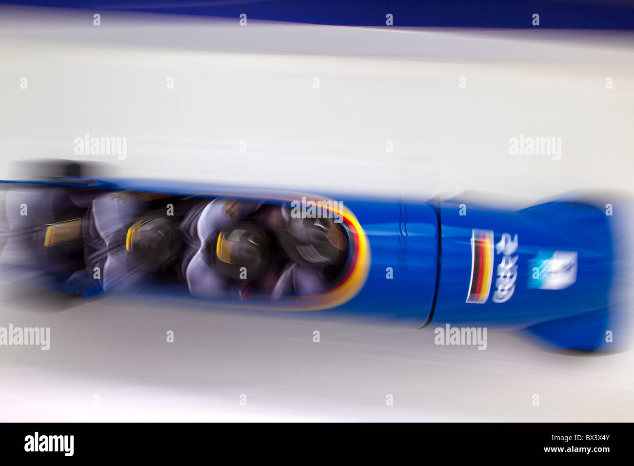 Invernali di Vancouver 2010; Mens 4-uomo Bob; Team Germany #4 GER2 Foto Stock