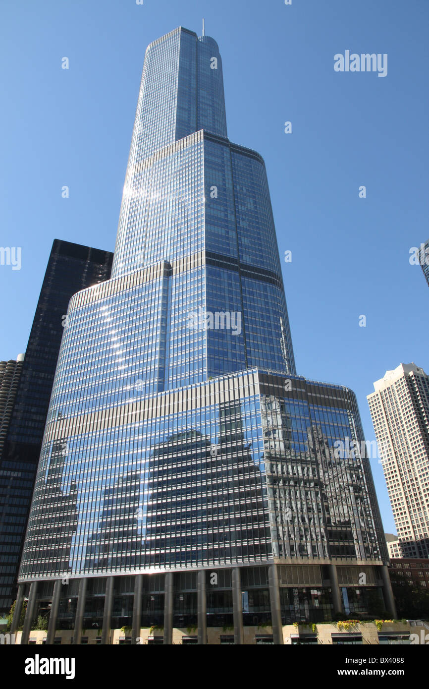 Trump Tower, Chicago Foto Stock