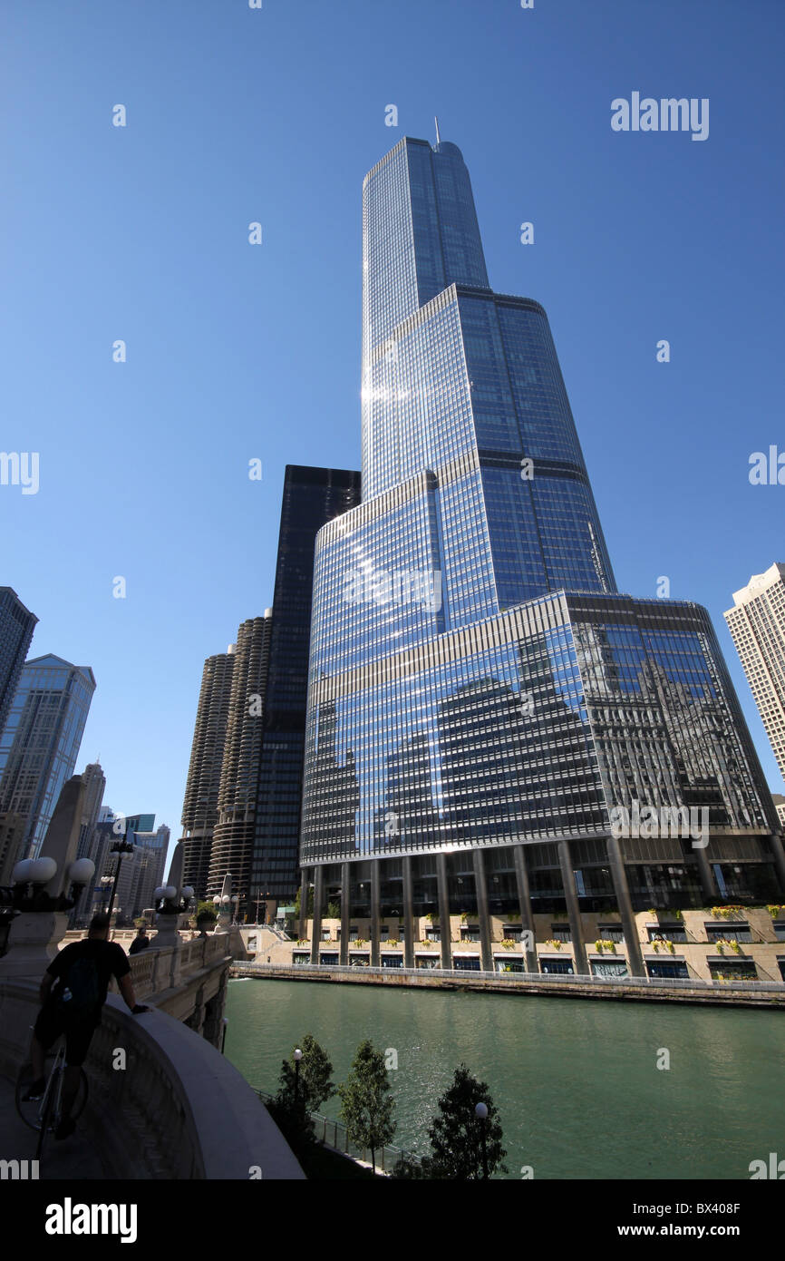Trump Tower, Chicago Foto Stock