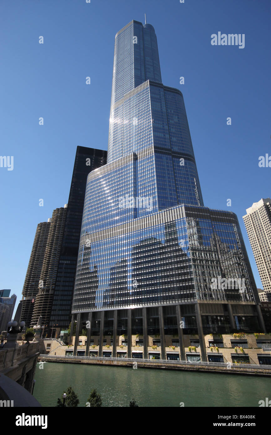 Trump Tower, Chicago Foto Stock