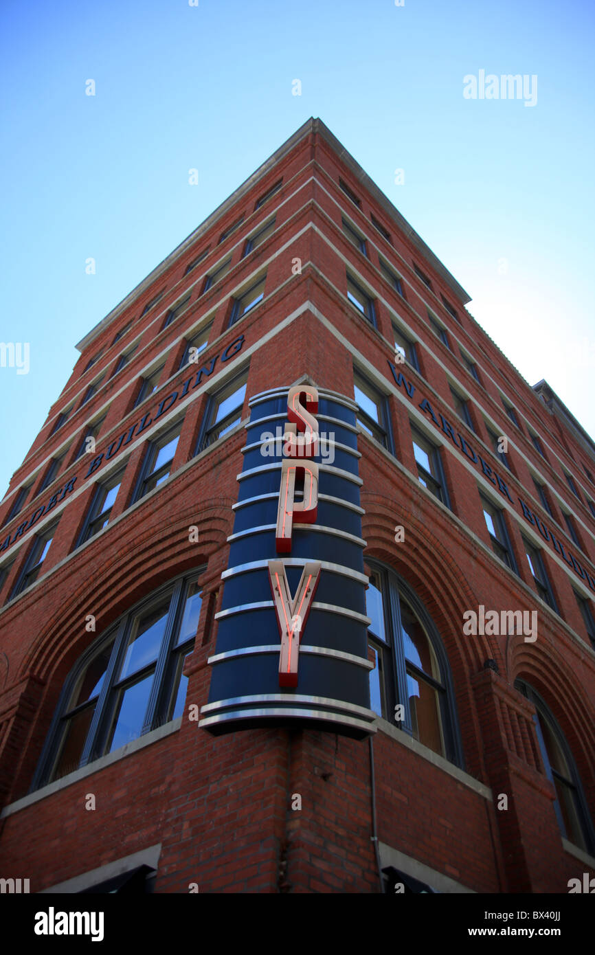 Spy Museum marquee, Washington, Stati Uniti, 5 settembre 2010 Foto Stock