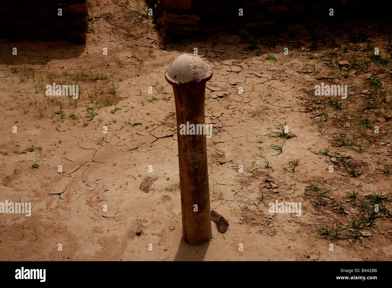 Dholavira un sito scavato della città antica di civiltà Harappa, Gujarat, India Foto Stock