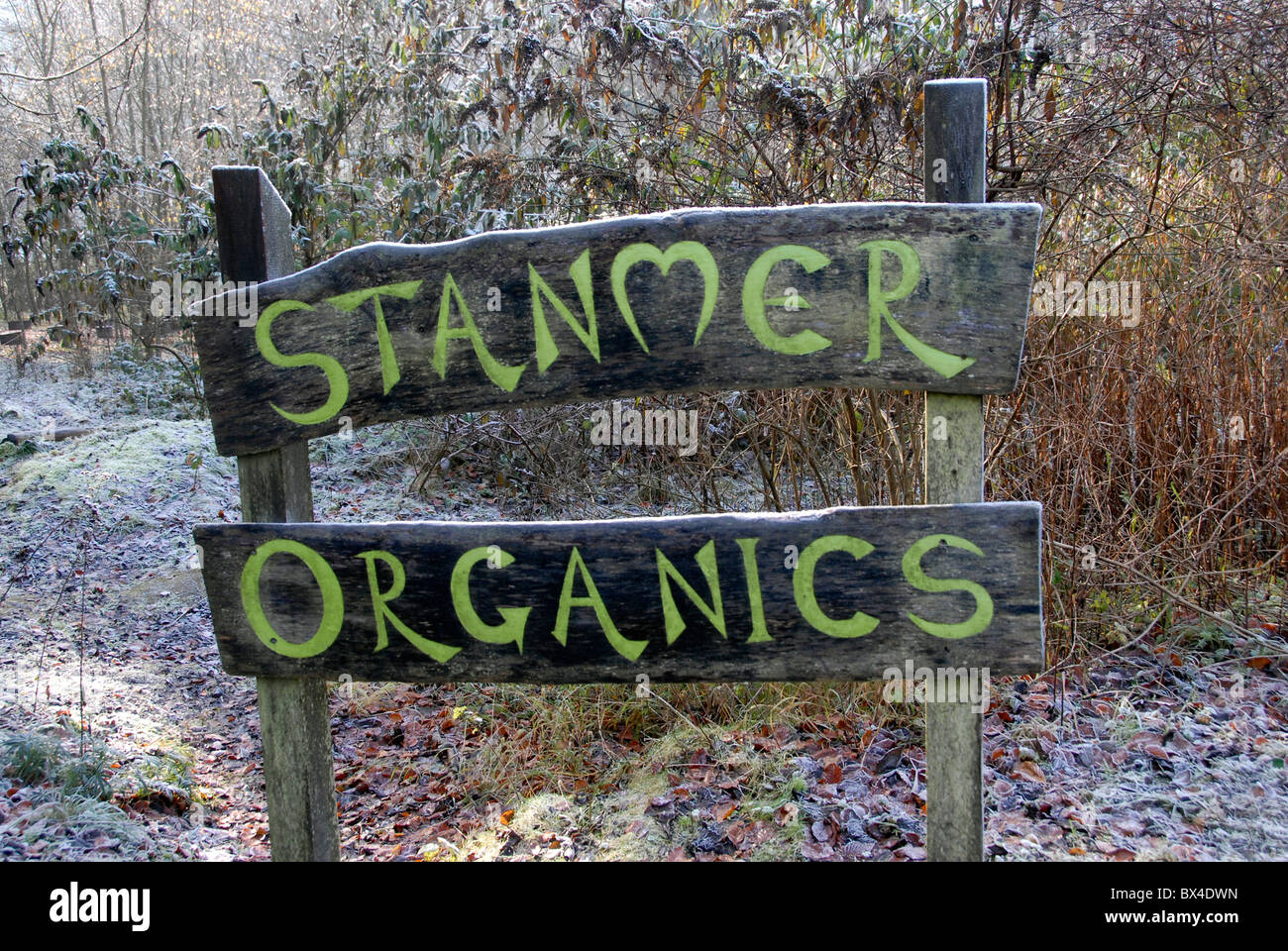 Sostanze organiche Stanmer progetto comunitario, Stanmer Park, Brighton, Regno Unito Foto Stock