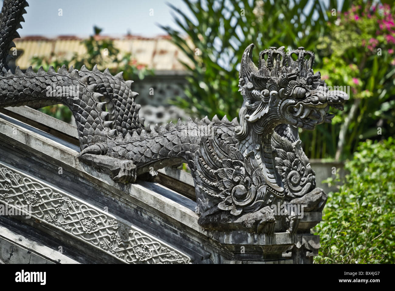 Statua di deamon indù, Bali, Indonesia Foto Stock