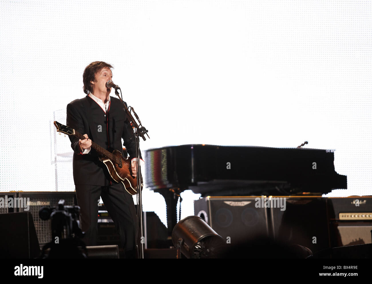 Paul Mc Cartney, giocare al River Plate Stadium di Buenos Aires, Argentina al 'Up e prossimi tour 2010" Foto Stock