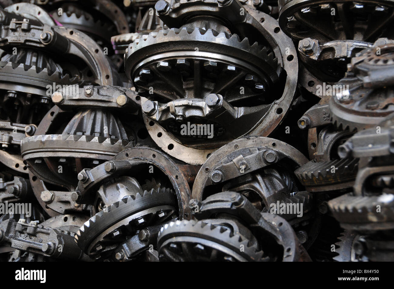 Junkyard in Bangkok Foto Stock