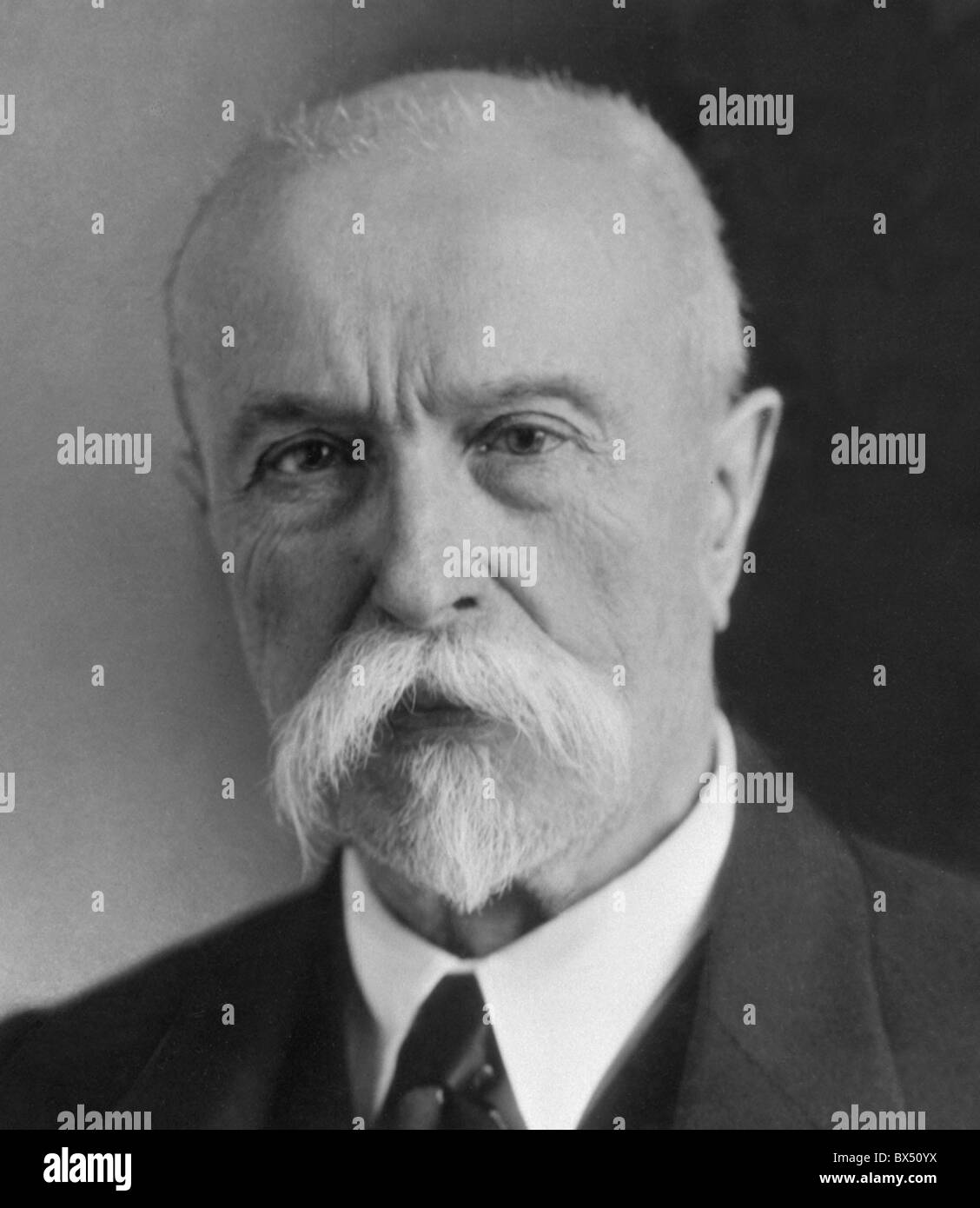 Tomas Garrigue Masaryk, presidente della Cecoslovacchia. Senza data Foto Stock