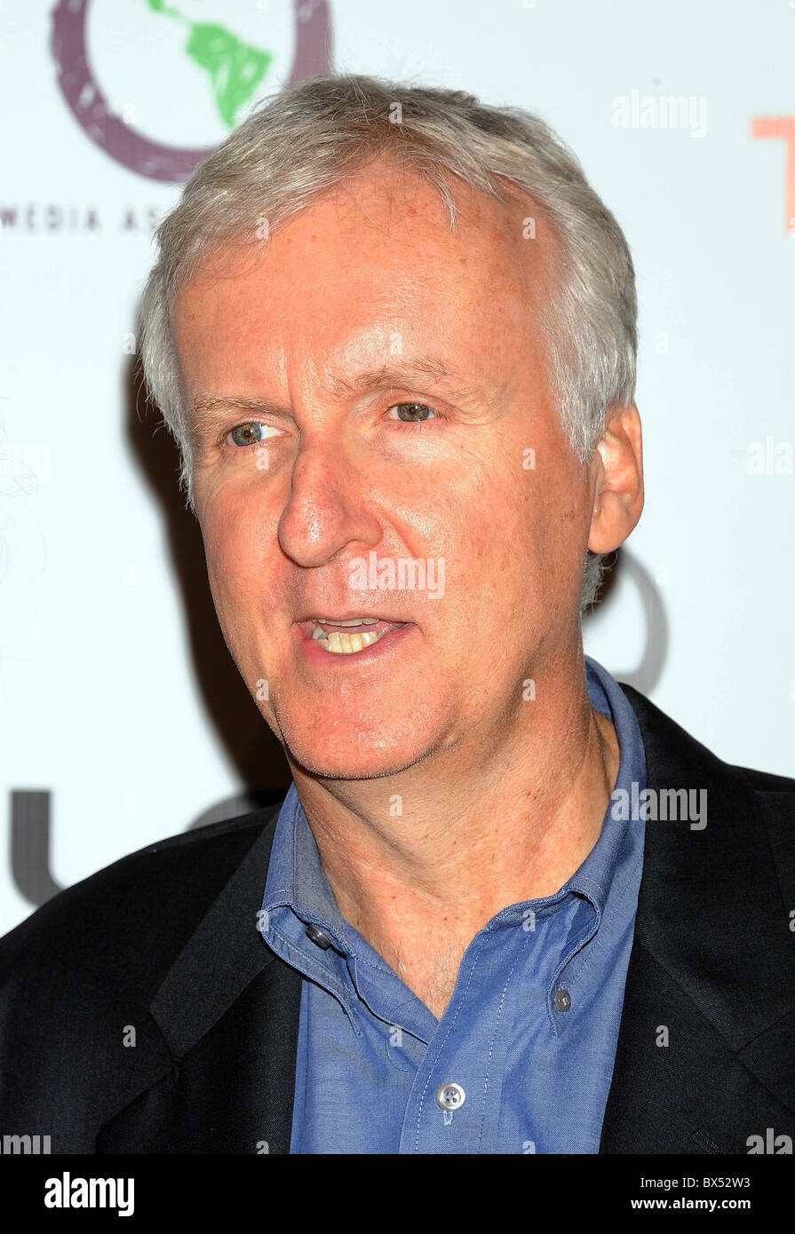 JAMES CAMERON film canadese director in ottobre 2010. Foto di Jeffrey Mayer Foto Stock