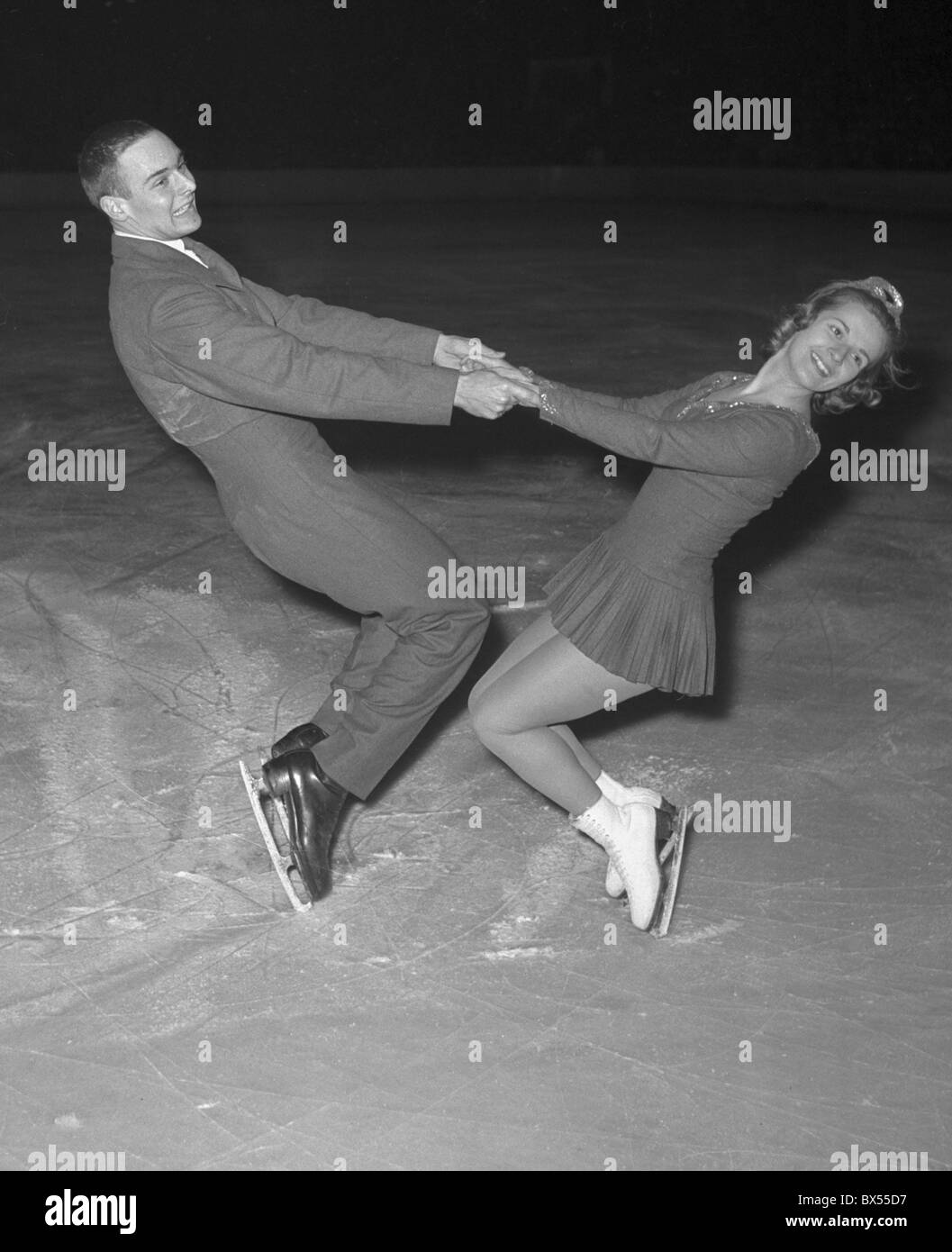 Figureskating, Barbara Wagner, Robert paul Foto Stock