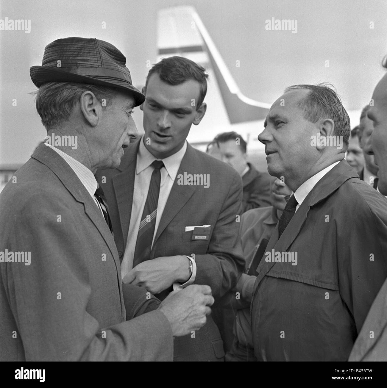 Sir Stanley Matthews, Oldrich Nejedly, Foto Stock