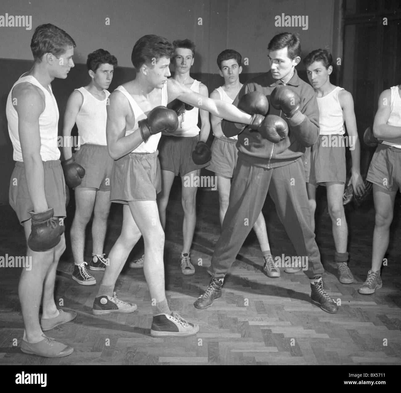 Bohumil Nemecek, boxer, medaglia d'Oro Olimpica, 1960 Foto Stock
