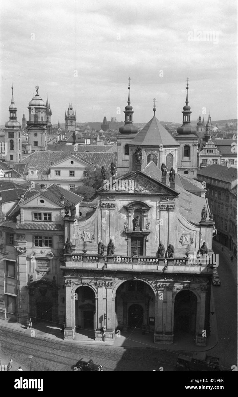 Praga, la chiesa di San Salvador Foto Stock