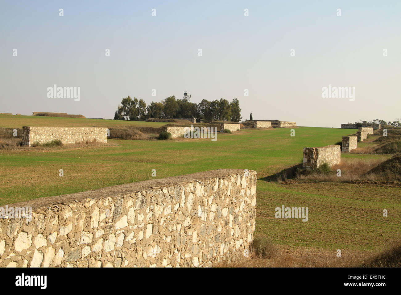 Israele Negev, un abbandonato British polveriera in Beeri Foto Stock