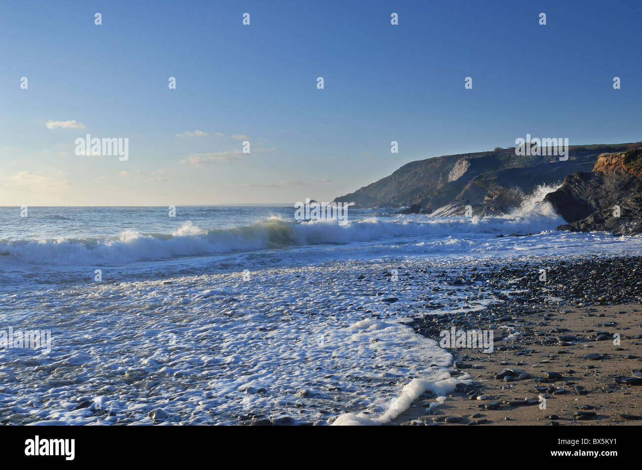 Cornish Coast - Giovanni Gollop Foto Stock