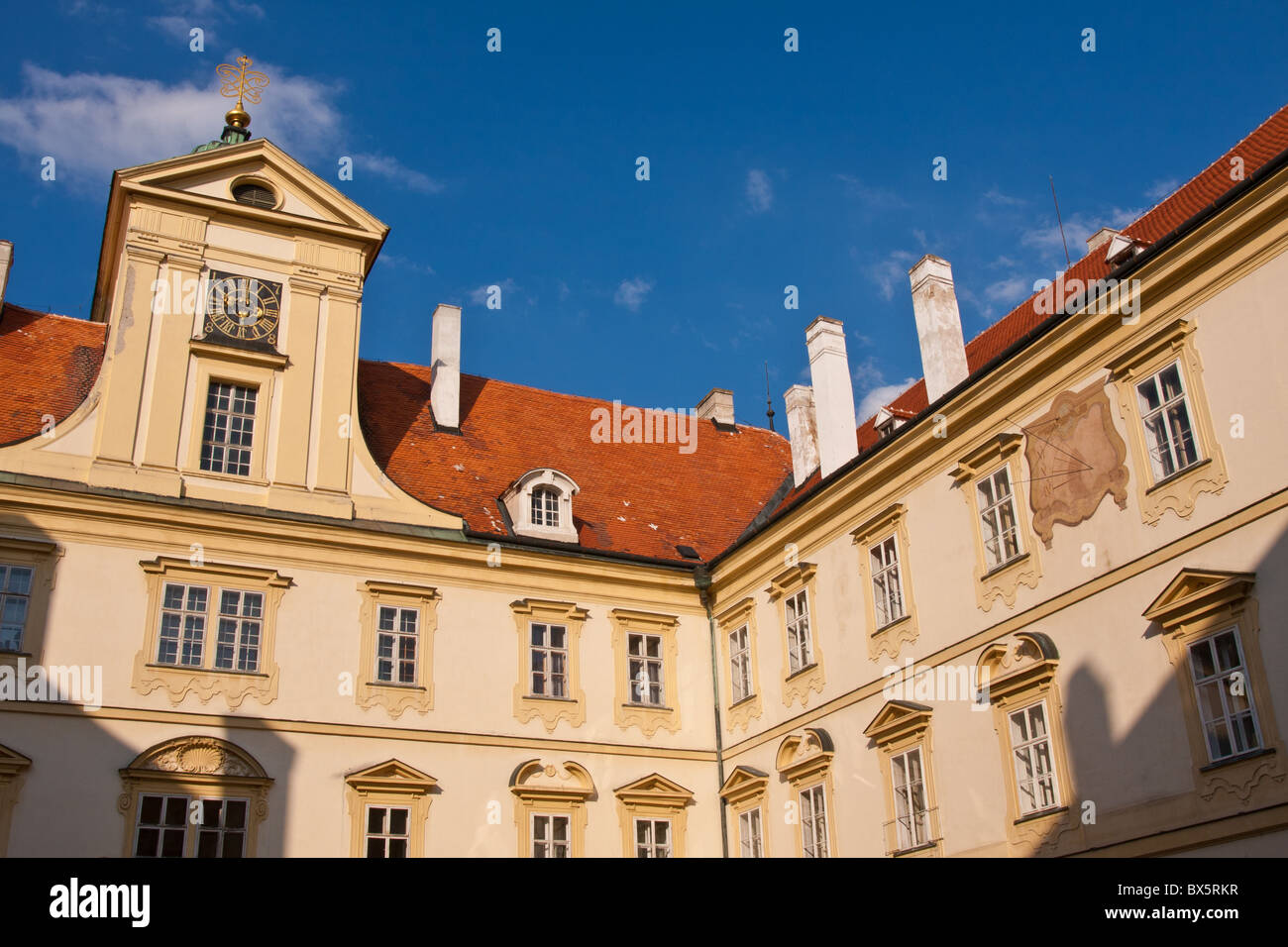 Valtice castello, Repubblica Ceca Foto Stock