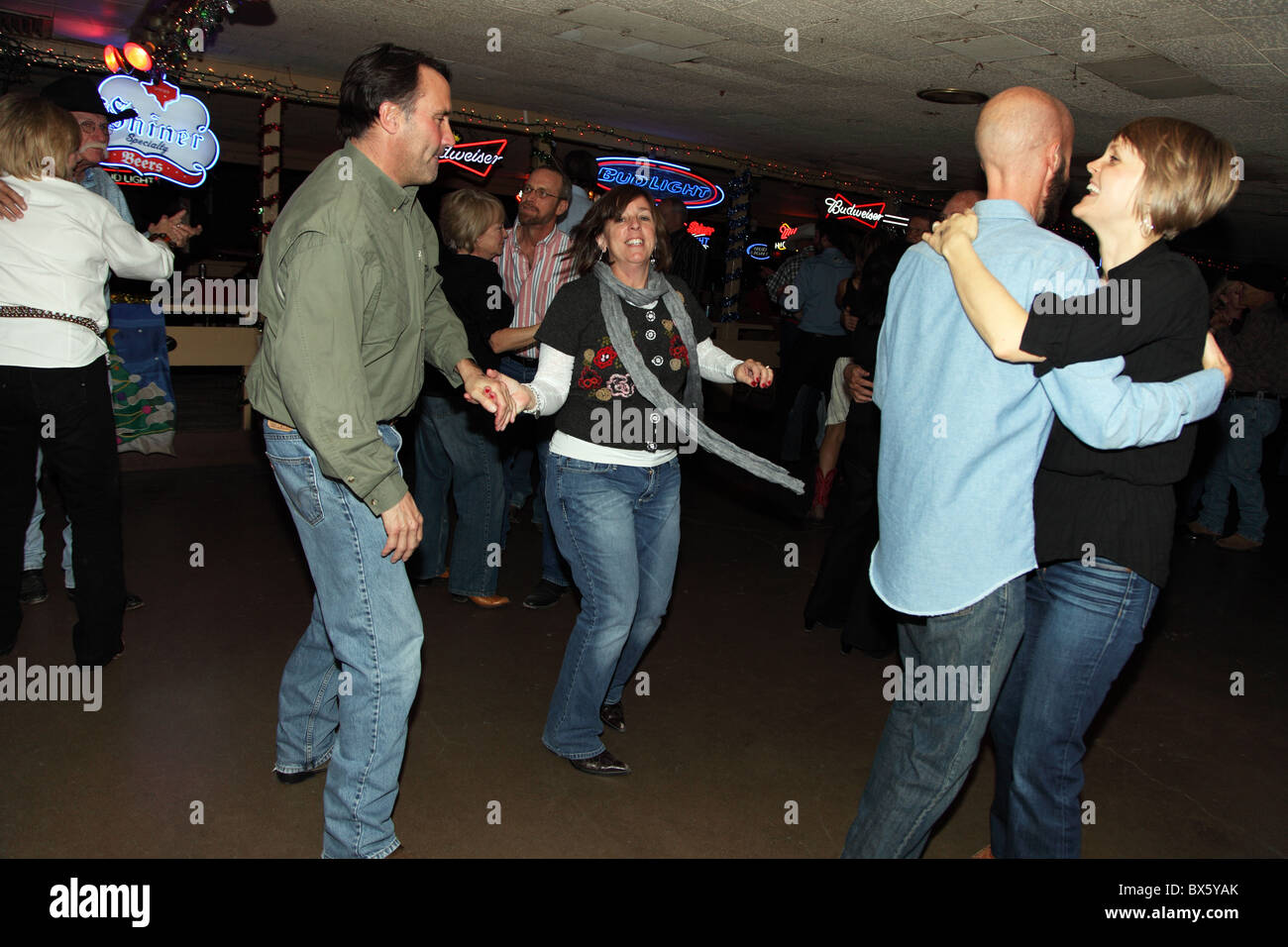 Ballerini, Broken Spoke, Texas honky tonk, Austin Foto Stock