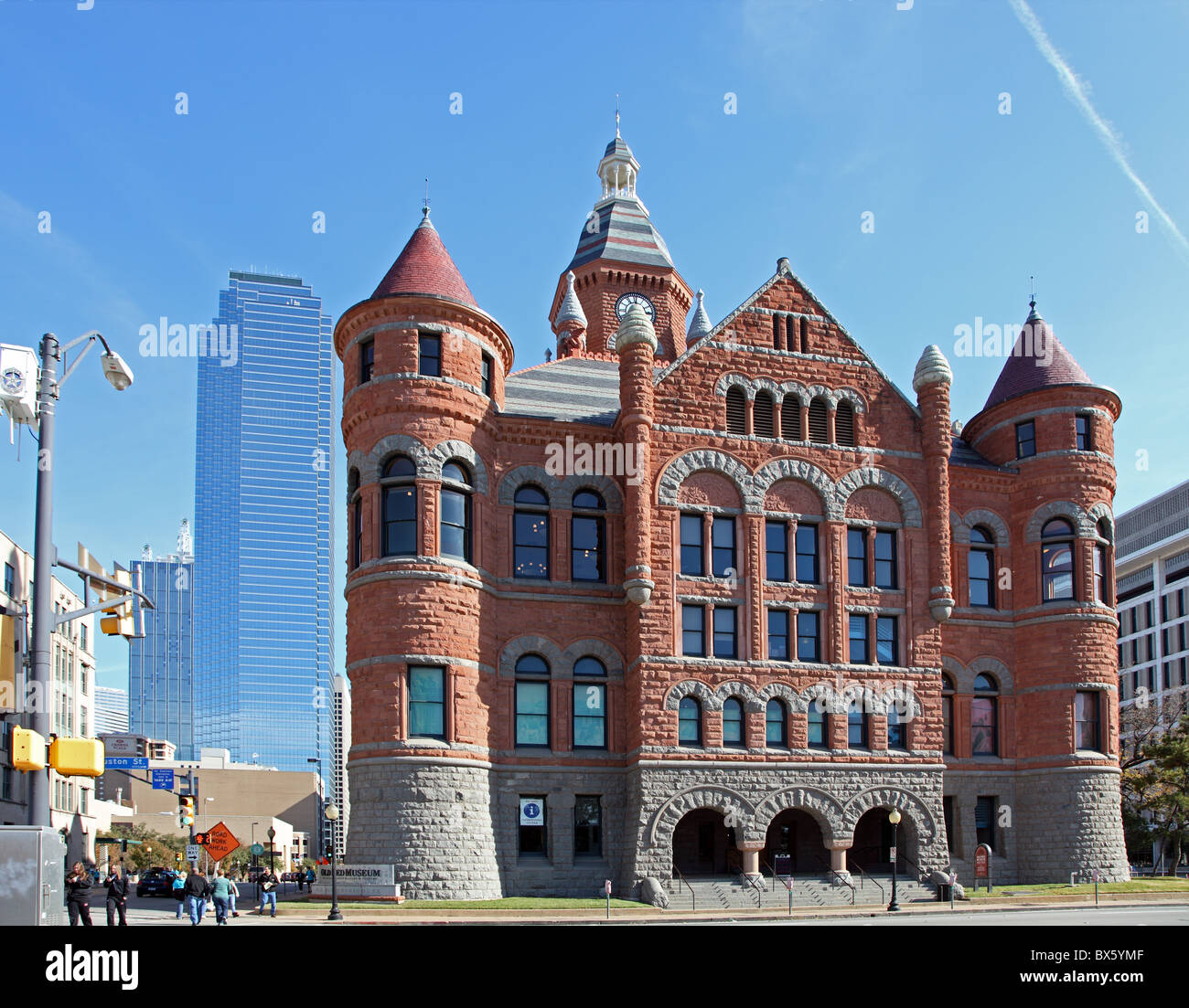 Il vecchio museo rosso, West End Historic District, Dallas, Texas, Stati Uniti d'America Foto Stock