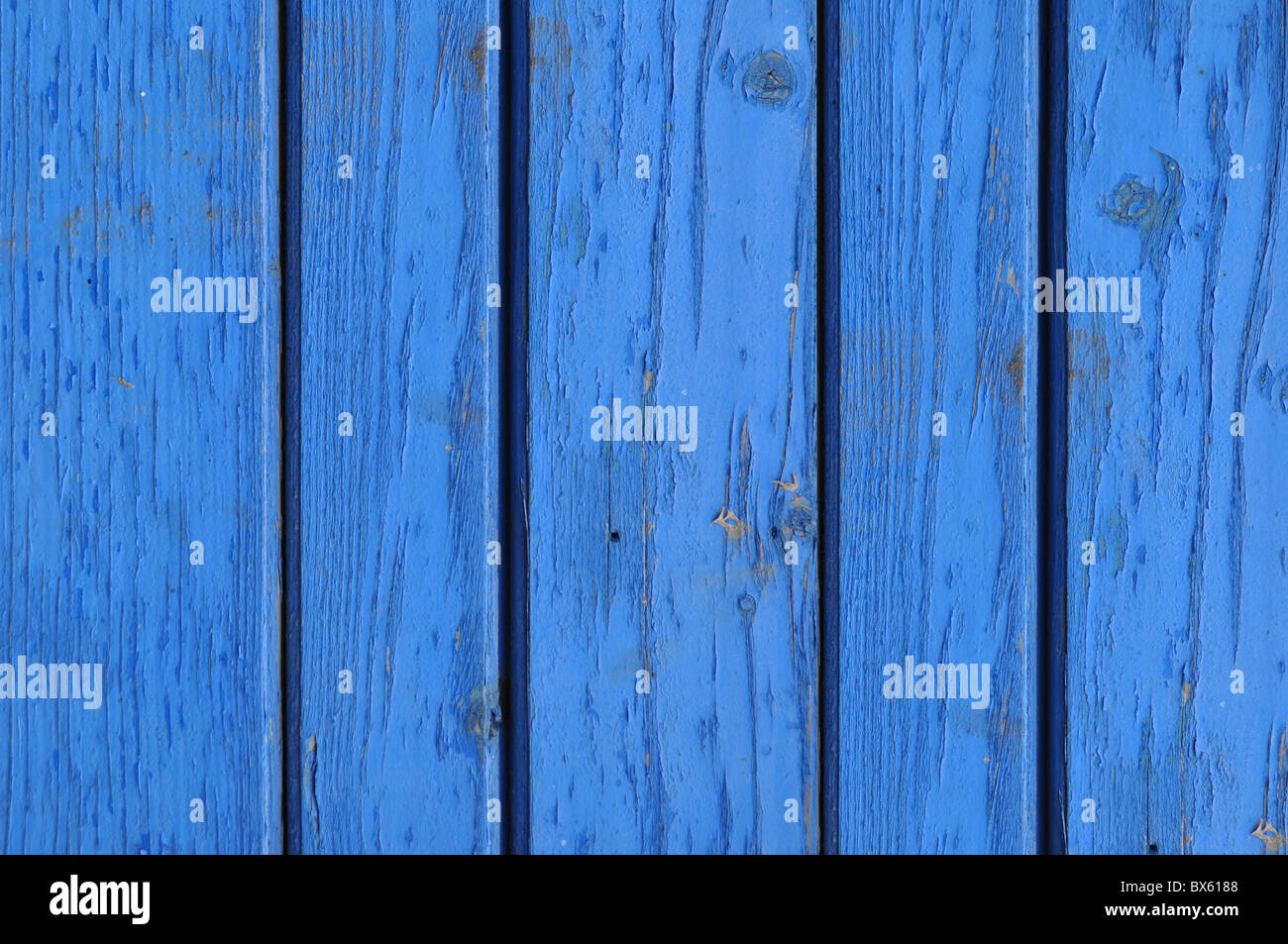 Blu texture di legno Foto Stock