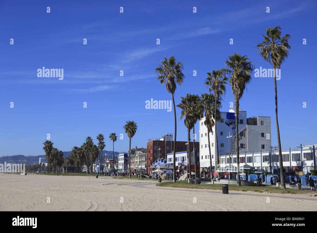 La spiaggia di Venezia, Los Angeles, California, Stati Uniti d'America, America del Nord Foto Stock