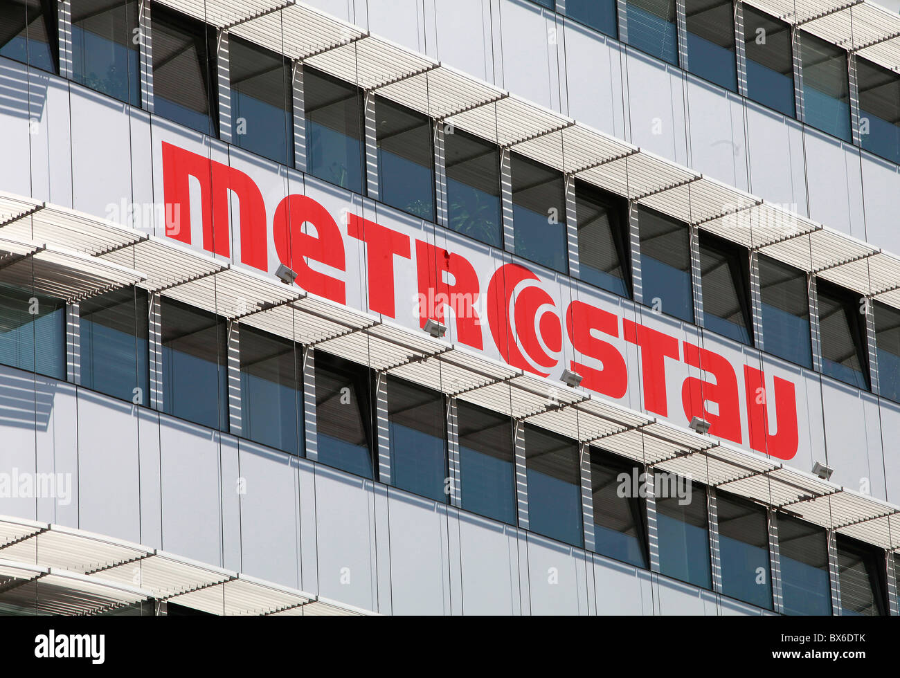 La sede centrale di Metrostav società di costruzioni a Praga Repubblica Ceca su apr. 28, 2009. (CTK foto/Martin Sterba) Foto Stock