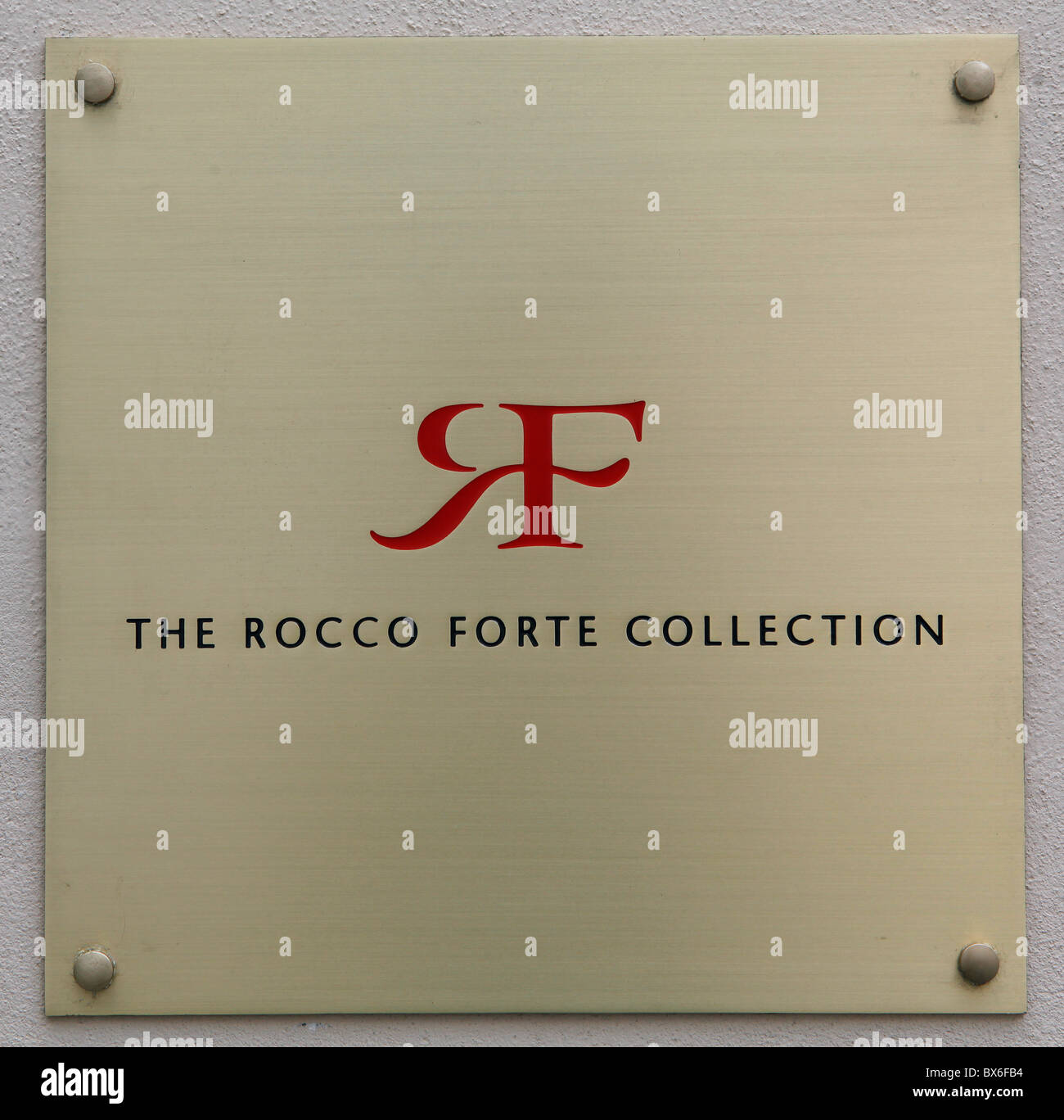 Il Rocco Forte Collection logo. (CTK foto/Josef Horazny) Foto Stock