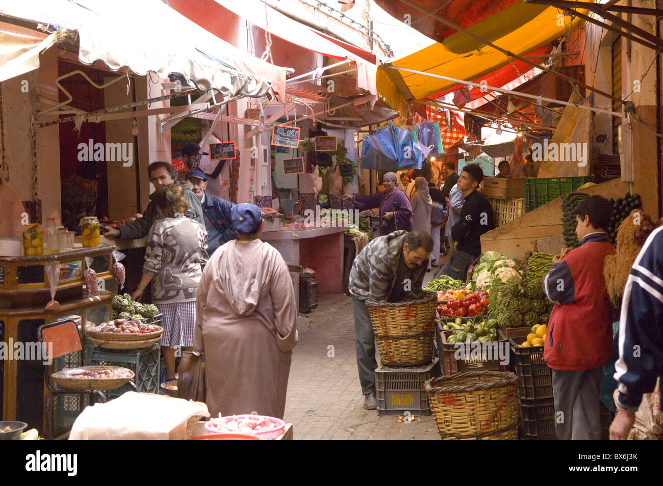 La vecchia Medina, Casablanca, Marocco, Africa Settentrionale, Africa Foto Stock