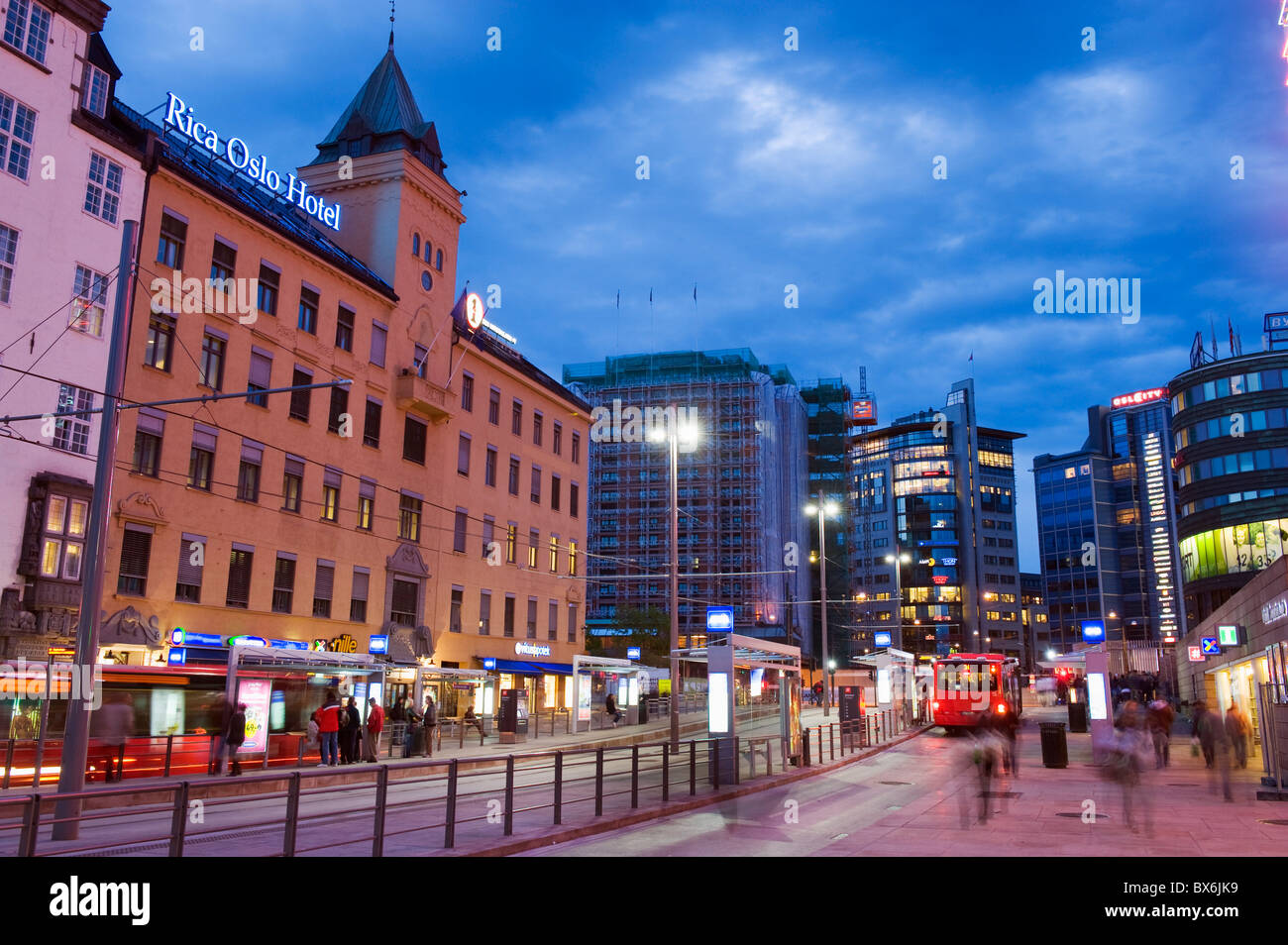 Dal centro città di Oslo, Norvegia, Scandinavia, Europa Foto Stock