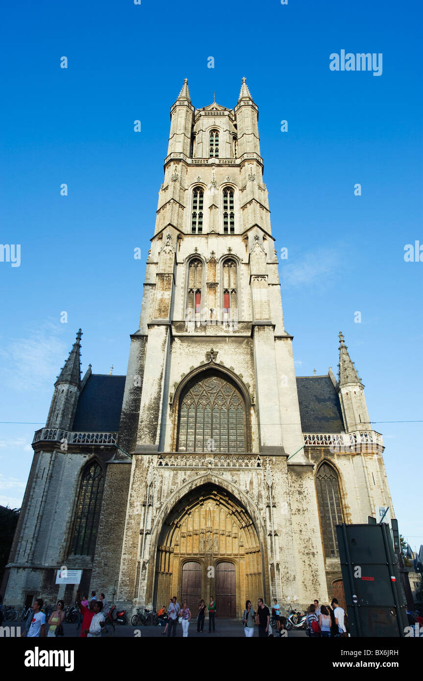 San Baafskathedraal (St. Baafs Cattedrale), Gand, Fiandre, in Belgio, Europa Foto Stock