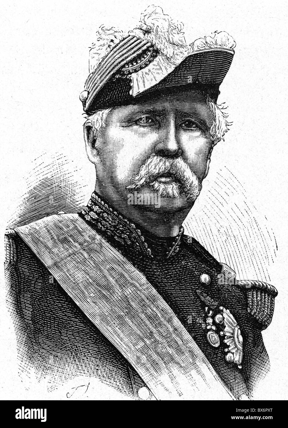 MacMahon, Patrice Maurice de, 13.6.1808 - 17.10.1893, generale francese, politico, maresciallo di Francia, ritratto, incisione in legno, 19th secolo, Foto Stock