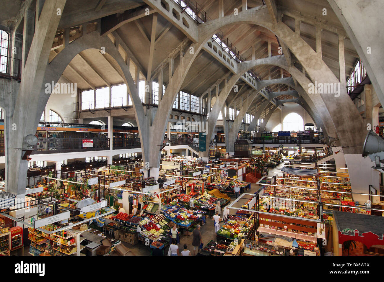 Il mercato coperto (Hala Targowa). Wroclaw, Bassa Slesia, Polonia. Foto Stock