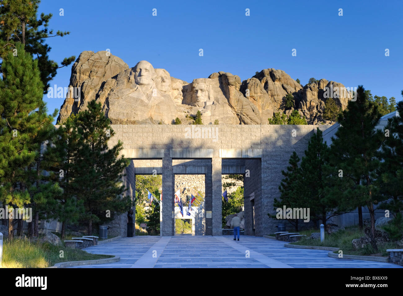 Mount Rushmore National Memorial, il Dakota del Sud, STATI UNITI D'AMERICA Foto Stock