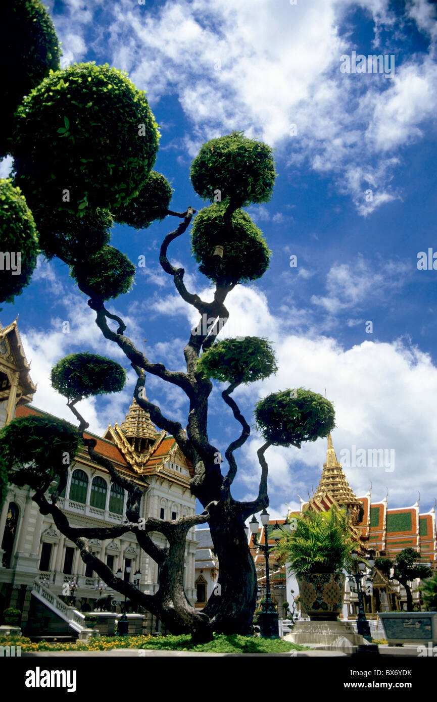 Il Tempio del Buddha di Smeraldo di Bangkok, Tailandia. Foto Stock