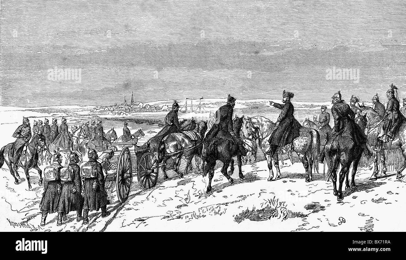 Eventi, seconda guerra dello Schleswig 1864, diritti-aggiuntivi-clearences-non disponibile Foto Stock