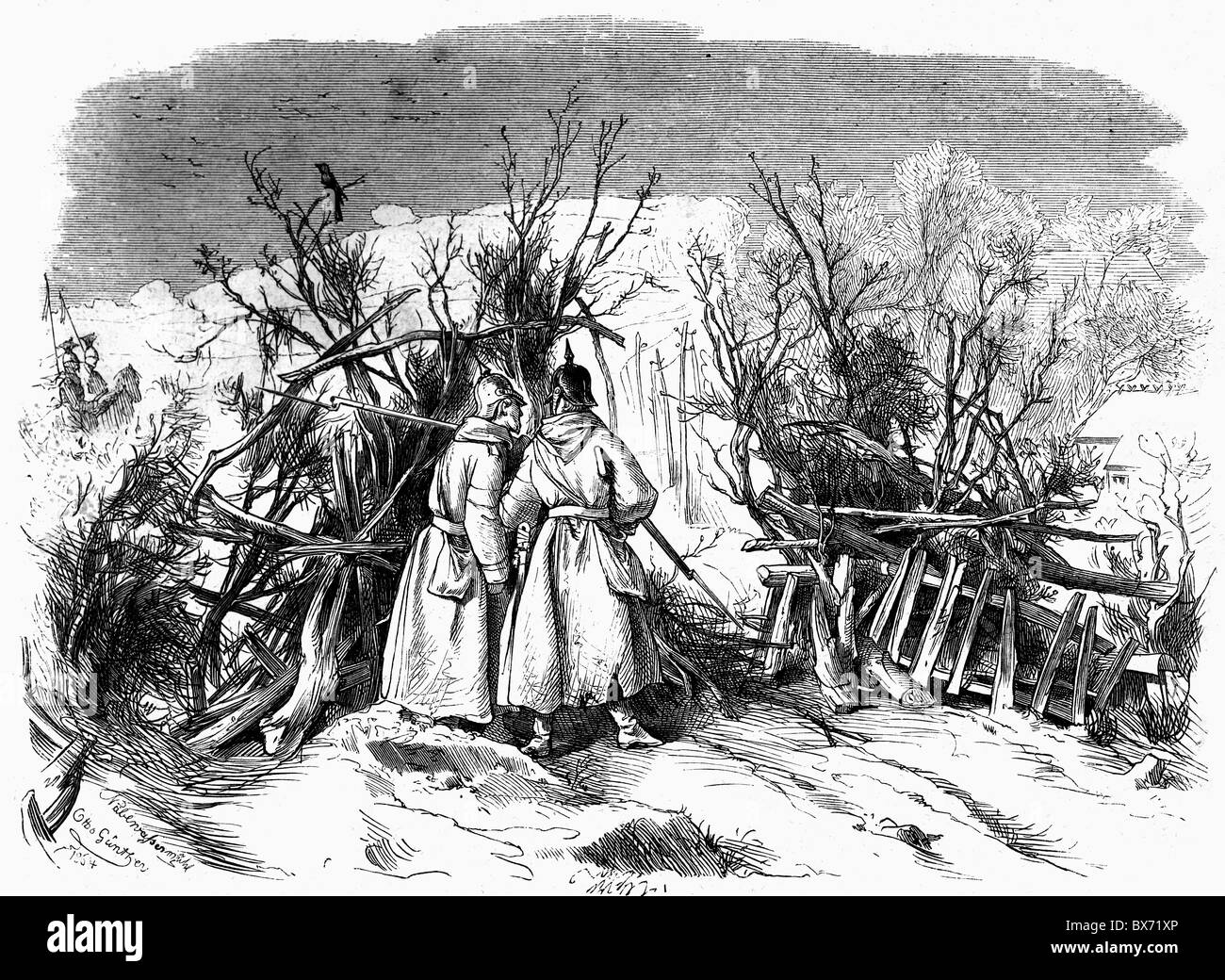 Eventi, seconda guerra dello Schleswig 1864, diritti-aggiuntivi-clearences-non disponibile Foto Stock