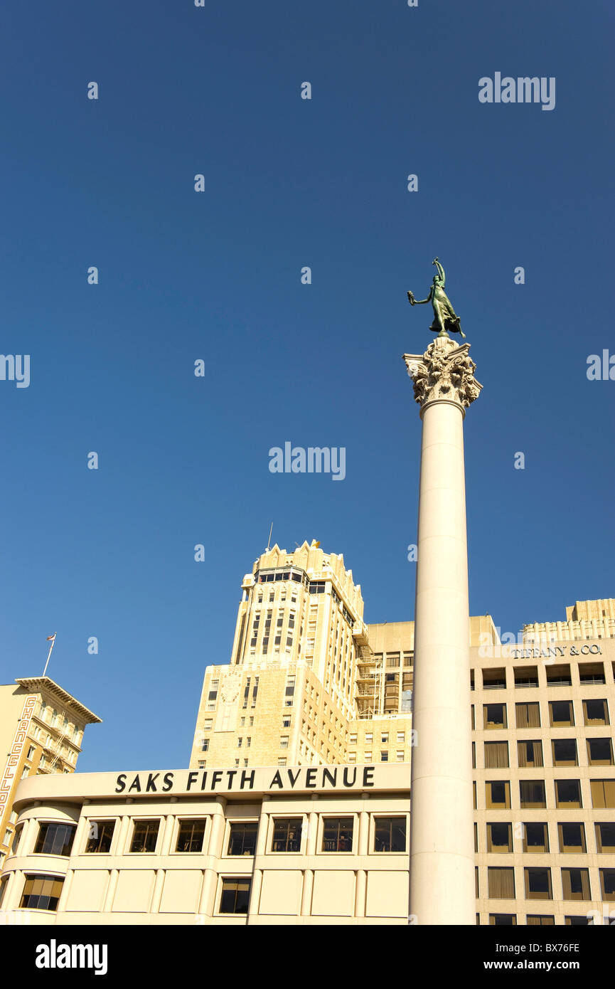 Stati Uniti, California, San Francisco, in Union Square Foto Stock