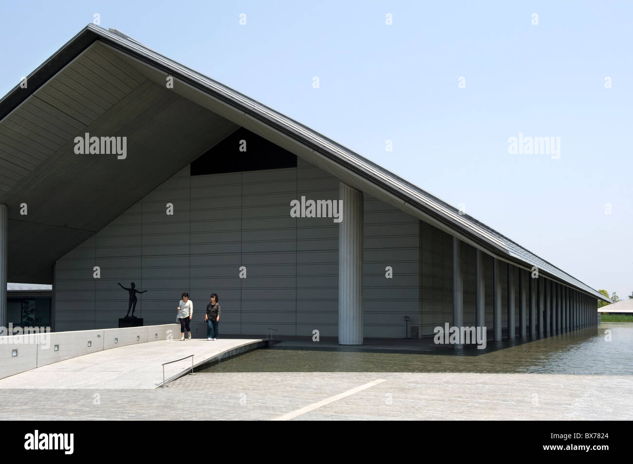 Architettura contemporanea del Sagawa Art Museum di Moriyama, nella prefettura di Shiga, Giappone, Asia Foto Stock